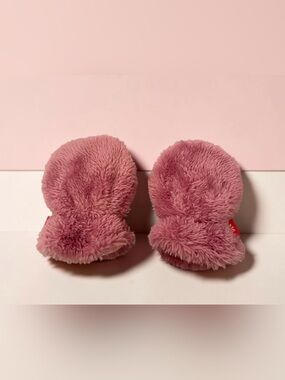 Magnetic Me Pink gloves Sherpa 18-24m